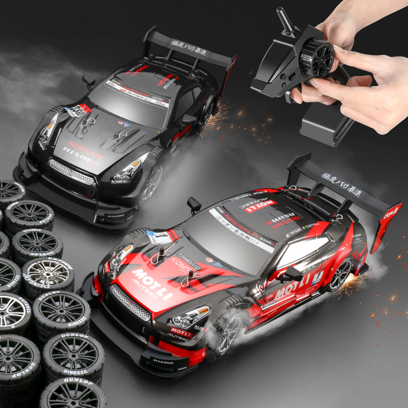 专业rc遥控车漂移汽车电动GTR改装高速四驱赛车成人玩具跑车C男孩