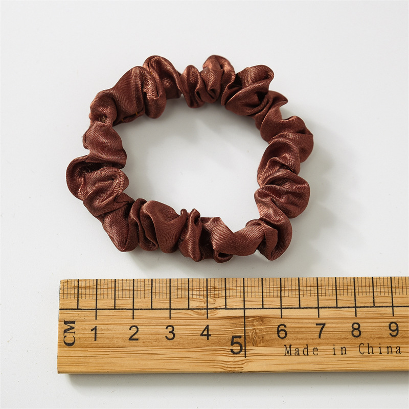 6 colored small intestine hair ties that won't damage the hair, new type of rubber band with high elasticity and durability, women's hair tie headwear Specification drawing