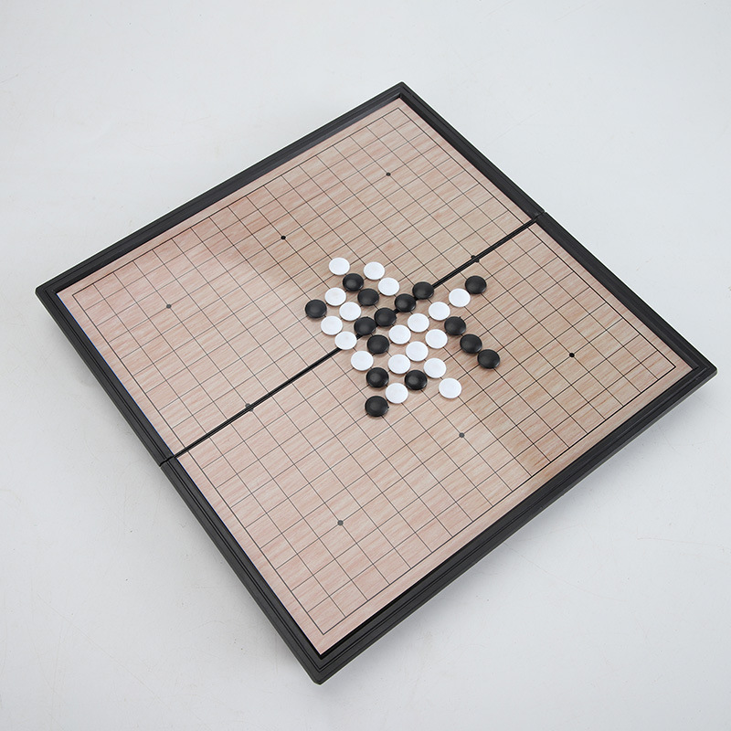带磁性五子棋/收纳折叠棋盘/磁力磁吸棋牌细节图