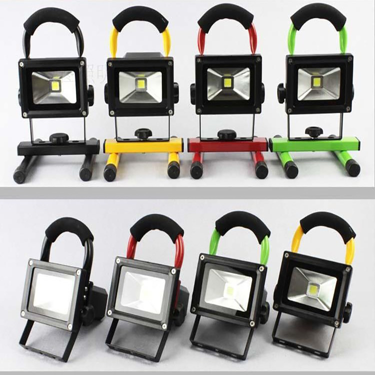 Portable lamps 10W and 20WLED rechargeable street lamps, floodlights, camping lighting lamps, portable 100w searchlights Specification image