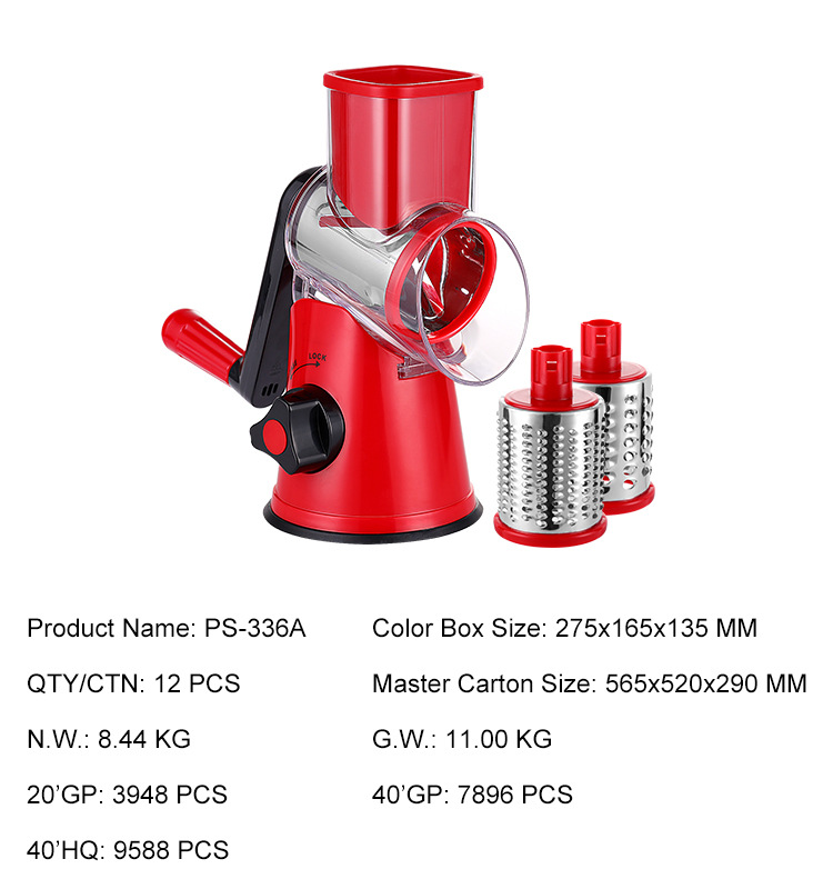 Gdl/ Gaudai Vegetable Cutter Household Multi-Functional Roller Wiper Potato Slicer Slicer Item Picture