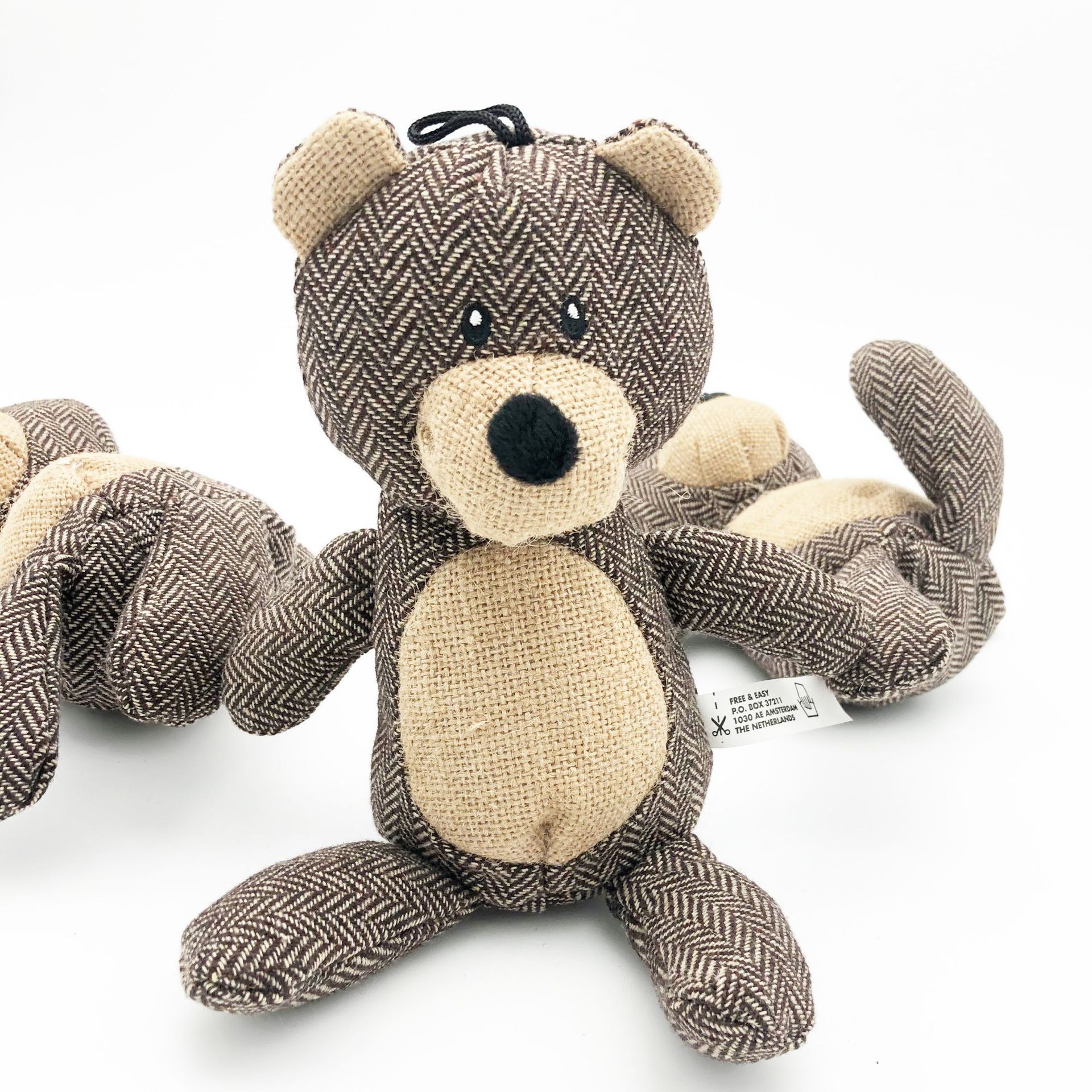 Pet bite-resistant toy dog vocal canvas toy Pet indoor interactive boredom toy pet supplies wholesale