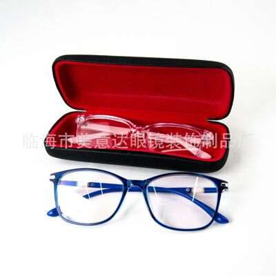 Optical glasses glasses case reading glasses glasses case Student flat glasses glasses case Specification drawing