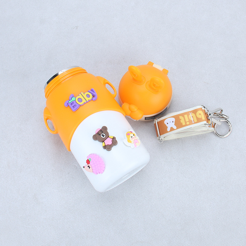 Personality Trend New Fixed Cup Quality Store Male And Female Students Children Sling Thermos Cup Rabbit Cup Portable Back Application Scenario