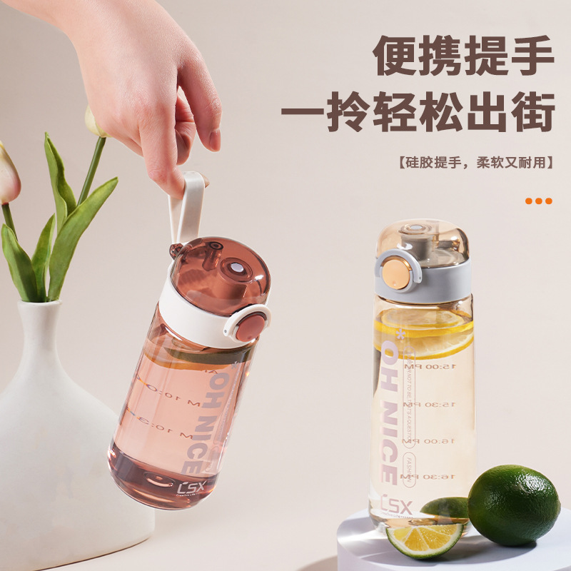 卡皮巴拉水杯/水杯/pp大容量水杯/水杯学生夏季户外/矿泉水水杯细节图