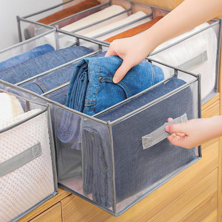 Household Wardrobe Jeans Drawer Type Storage Box Children's Clothes Underwear Organizer Storage Bag Jewelry Wholesale