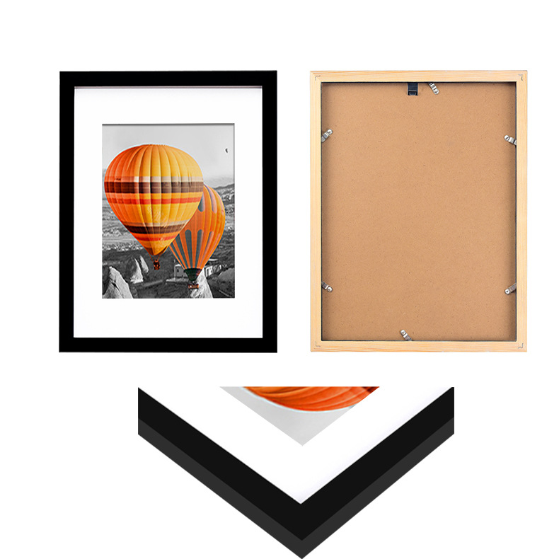 Jigsaw Solid Wood Picture Frame Manufacturers 4K8k Hanging Wall Picture Frame A3a4 Table Studio Mounted Wooden Picture Frame Can Print Logo Item Picture