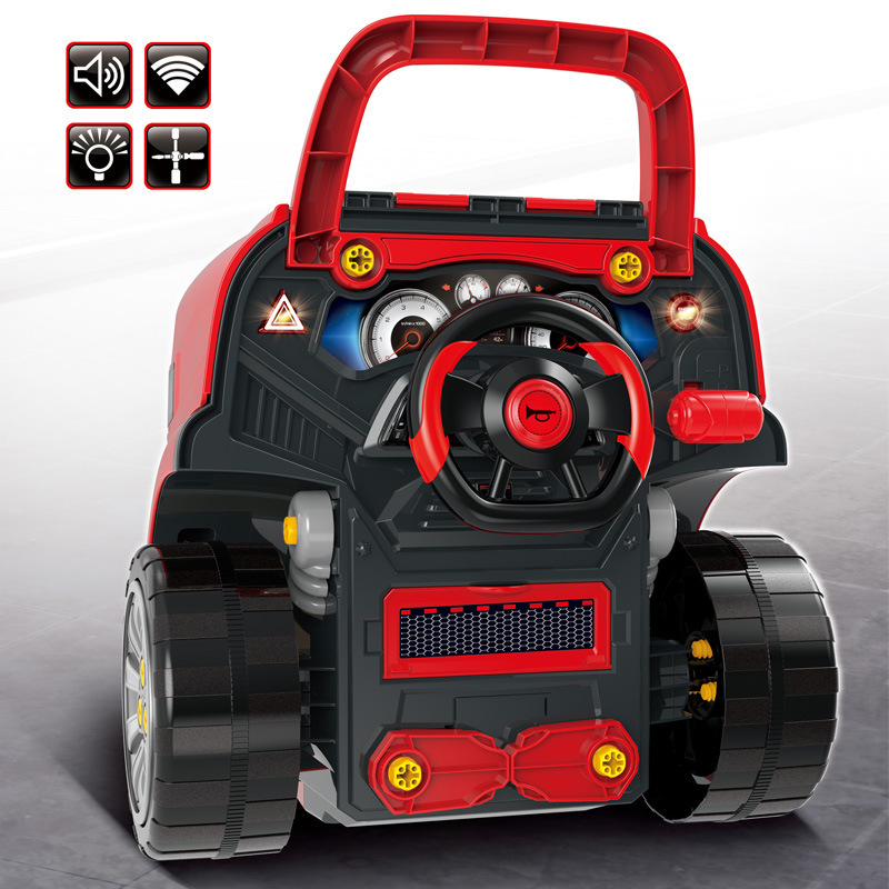 Disassembly, assembly and maintenance of the new wireless infrared remote control toy car with light and sound for boys and girls details Picture