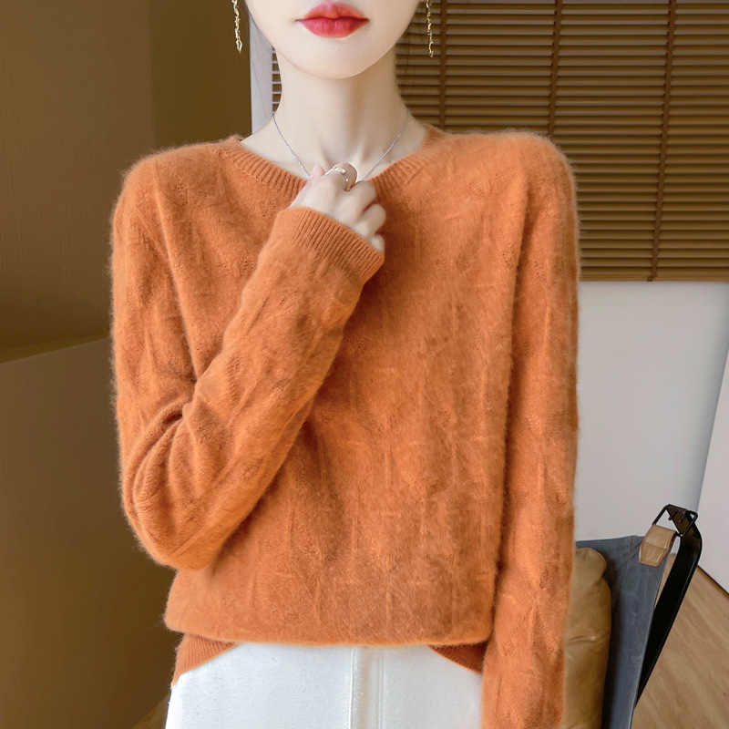 女式羊毛衫实物图