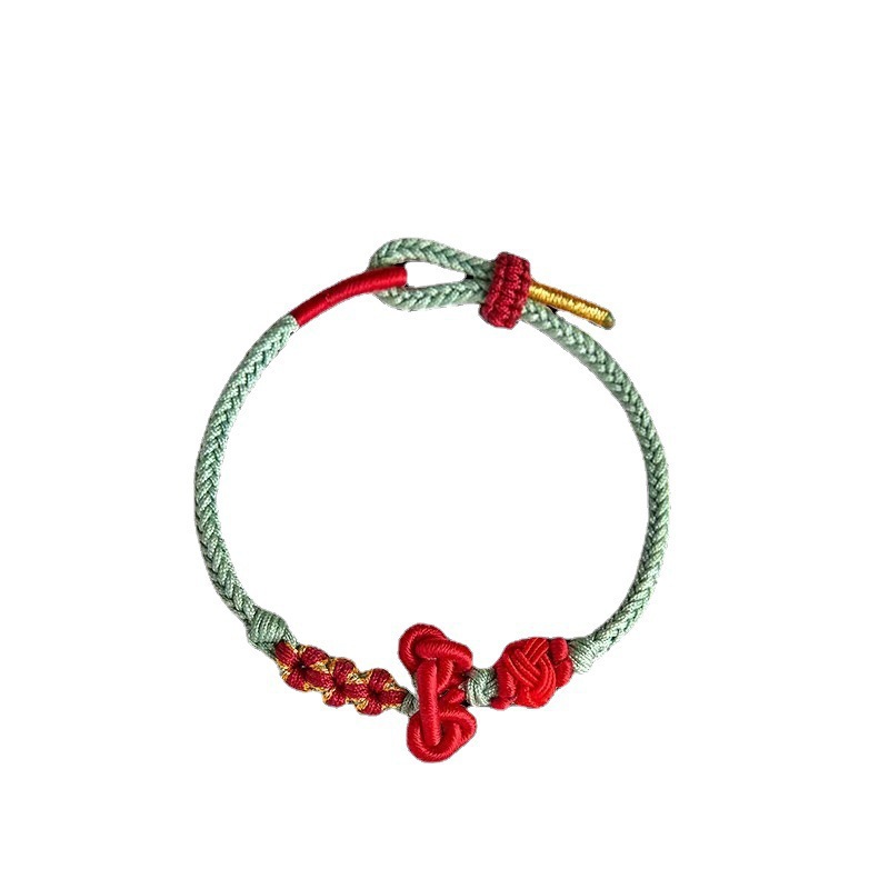 Wenchang knot little red rope braided hand rope boy exam exam shore bracelet girl hand-braided rope small gift Item Picture