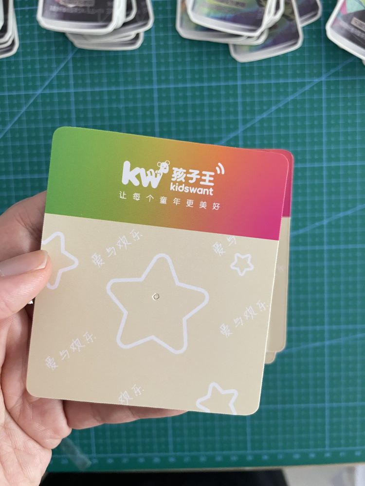 卡纸/羊毛毡布料/发卡/耳坠纸托/亮片纸细节图