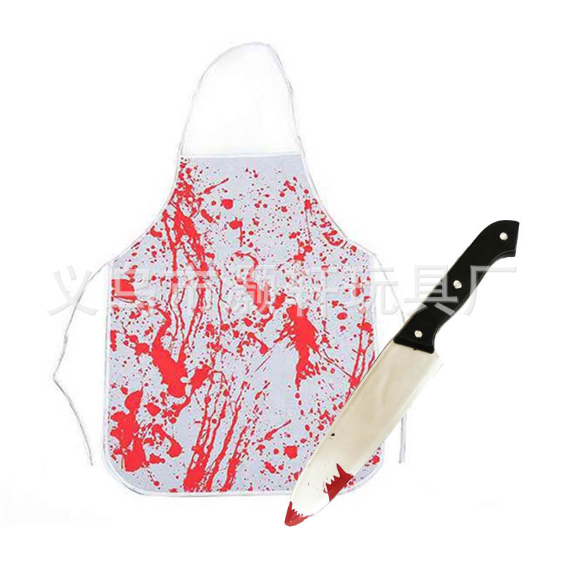 Halloween Blood Drop aprons for Fun aprons for Scary costume Products White Blood aprons non-woven aprons Application Scenario