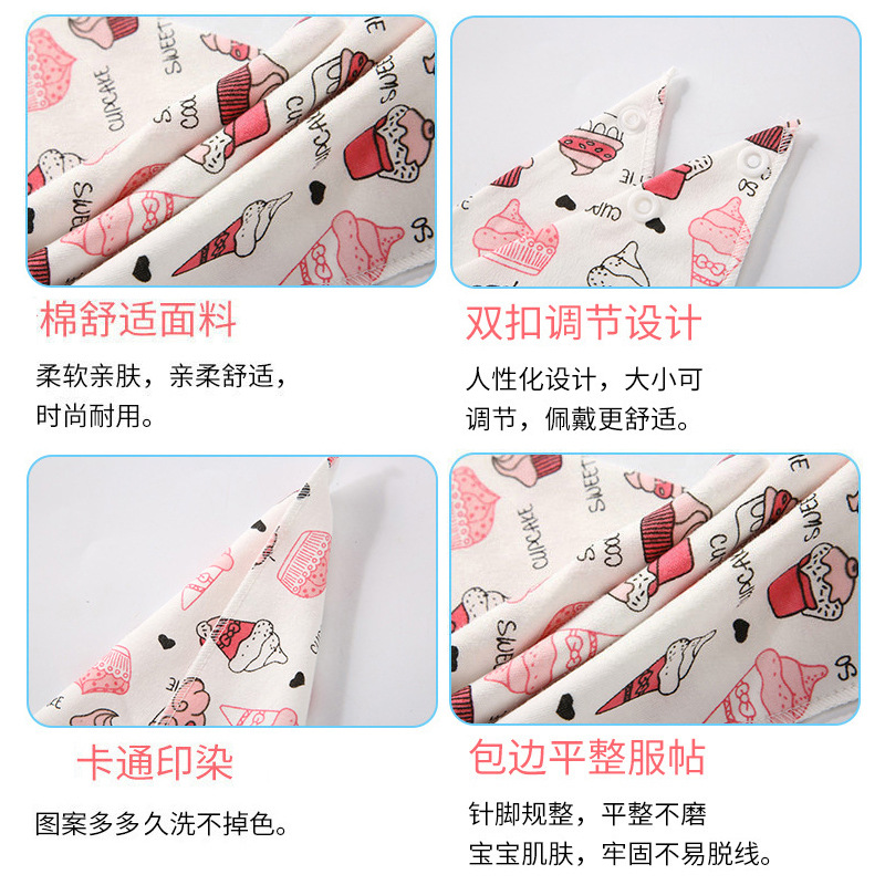 围嘴围兜/口水巾实物图