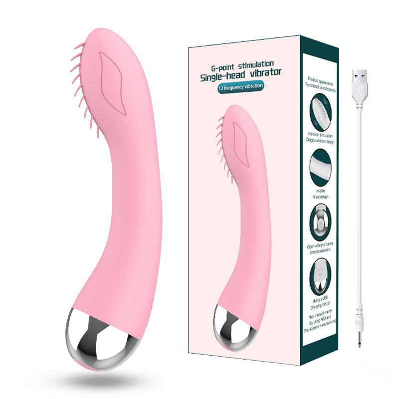 Charging vibration stick, heated electric female masturbation device, sucking vibration, stretching massage, fun egg jumping full figure