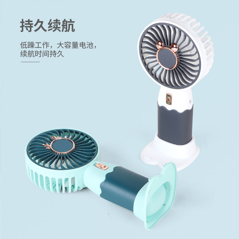 Nuevo mini ventilador de mano usb pequeño regalo portátil pequeño ventilador eléctrico para estudiantes logotipo impreso comercio exterior transfronterizo details Picture