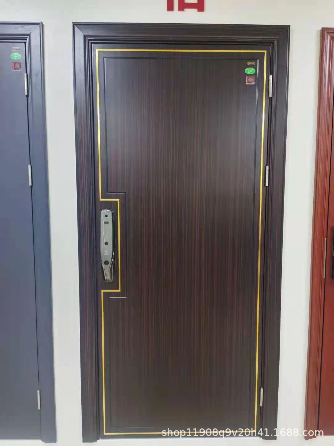Factory direct sales and wholesale of grade A and B steel-wood fireproof doors, fireproof wooden doors for hospital, hotel and hotel engineering rooms details Picture