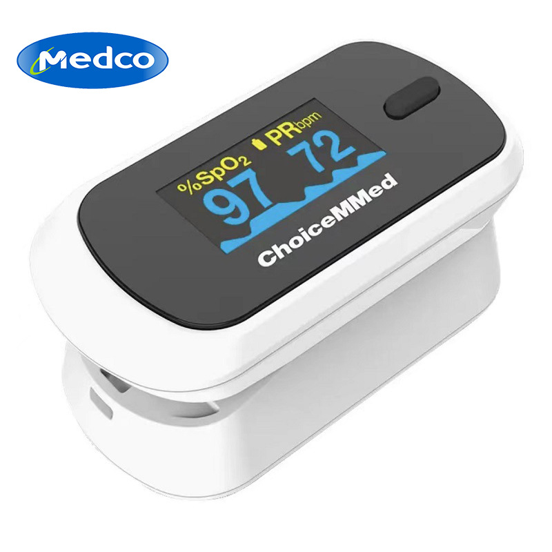 Cross-border exclusive finger clip heart rate monitor, blood oxygen saturation home monitor, portable detachable medical device
