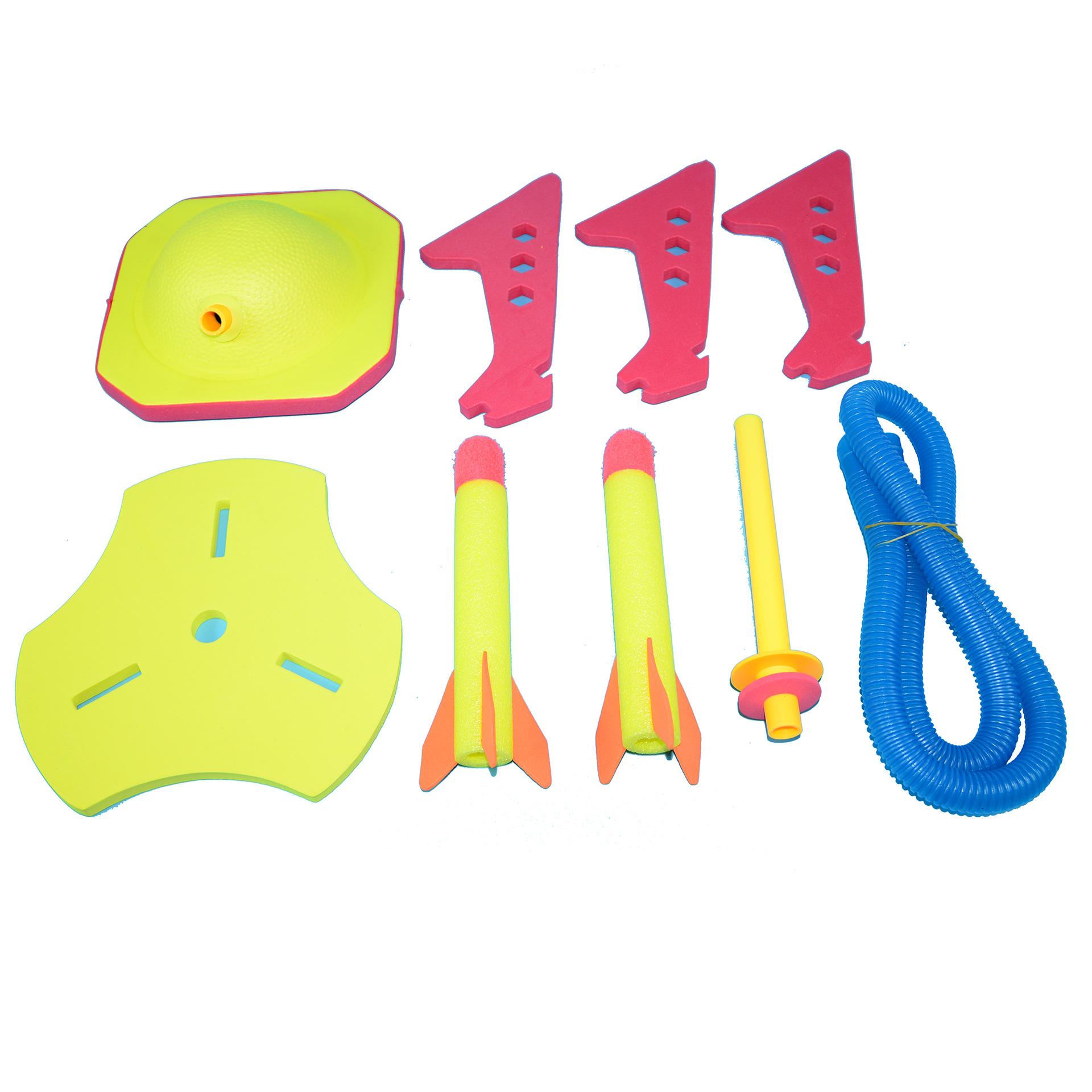 Cross-border best-selling foot-mounted rocket launcher toy EVA foam cotton parent-child outdoor student gift toy details Picture