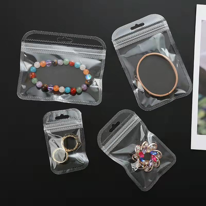 Transparent Clavicle Bag Thickened Jewelry Nail Fish Hook Bag High Definition Ziplock Bag Yin Yang Pearl Bone Bag In Stock Specification drawing