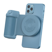 Magnetic camera handle camera holder