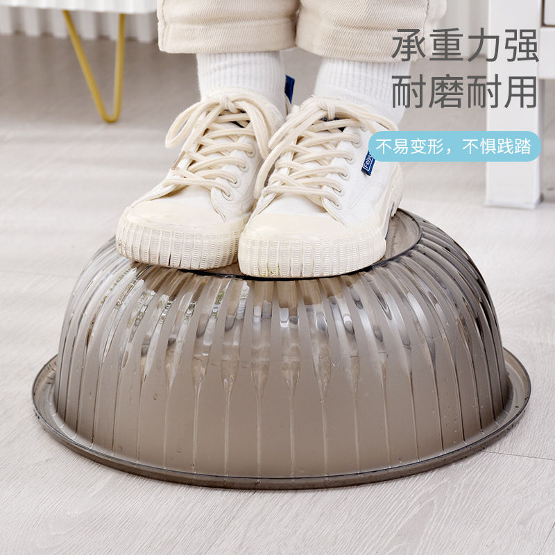 Thickened durable household wash basin Plastic large laundry basin Kitchen wash basin Student dormitory wash basin 01201-908 Application Scenario
