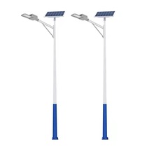 Solar street light new rural road 6 meters led road pole project integration 60W solar street light spot