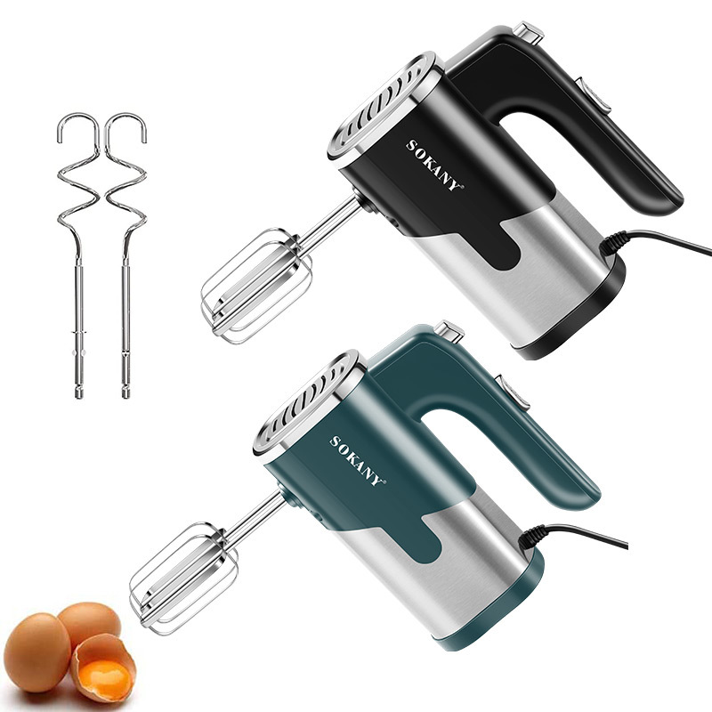 跨境新款SOKANY6621家用电动打蛋器烘焙全自动手持搅拌器清装详情图2