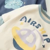 Amira Children's Clothing's new autumn collection for 24: Boys' T-shirts for children's leave. Two long-sleeved shirts paired with color-blocked printed tops are trendy Application Scenario