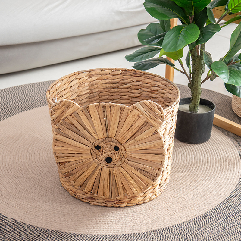 Hand-woven storage baskets, dirty clothes baskets, dirty clothes hampers, straw woven storage baskets, sundries storage frames, snack storage baskets