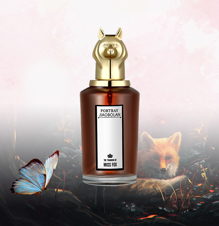 娇柏兰兽首女士香水猎犬虎头鹿动物肖像男士香水持久淡香跨境批发详情11