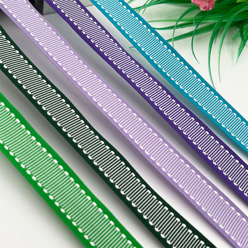 1-2cm新款提花跳点织带家纺箱包童装侧边压边条民族风服装装饰辅图