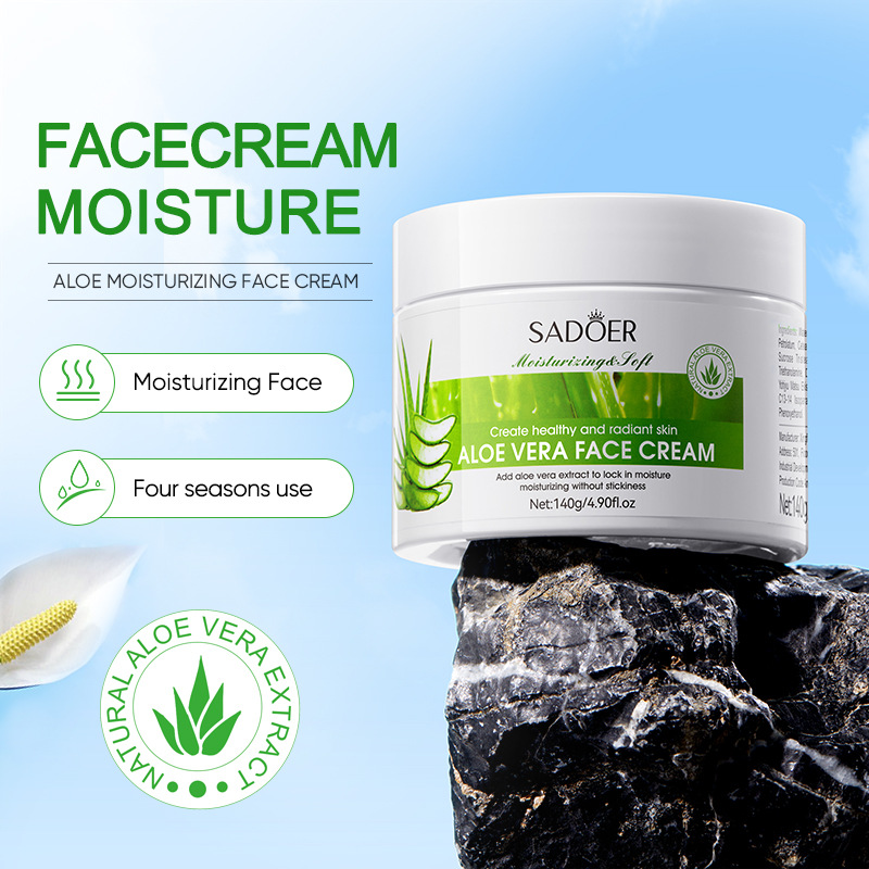 全英文面霜SADOER蜗牛保湿面霜滋润嫩肤提靓Cream护肤品跨境外贸