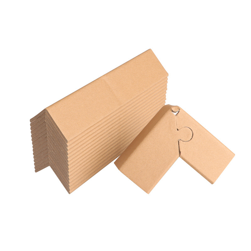 Corner paper corner protectors with buckles, plum blossom buckle protective strips, paper corner protectors, furniture cartons, three-sided paper corner protectors, anti-collision edge protectors Item Picture