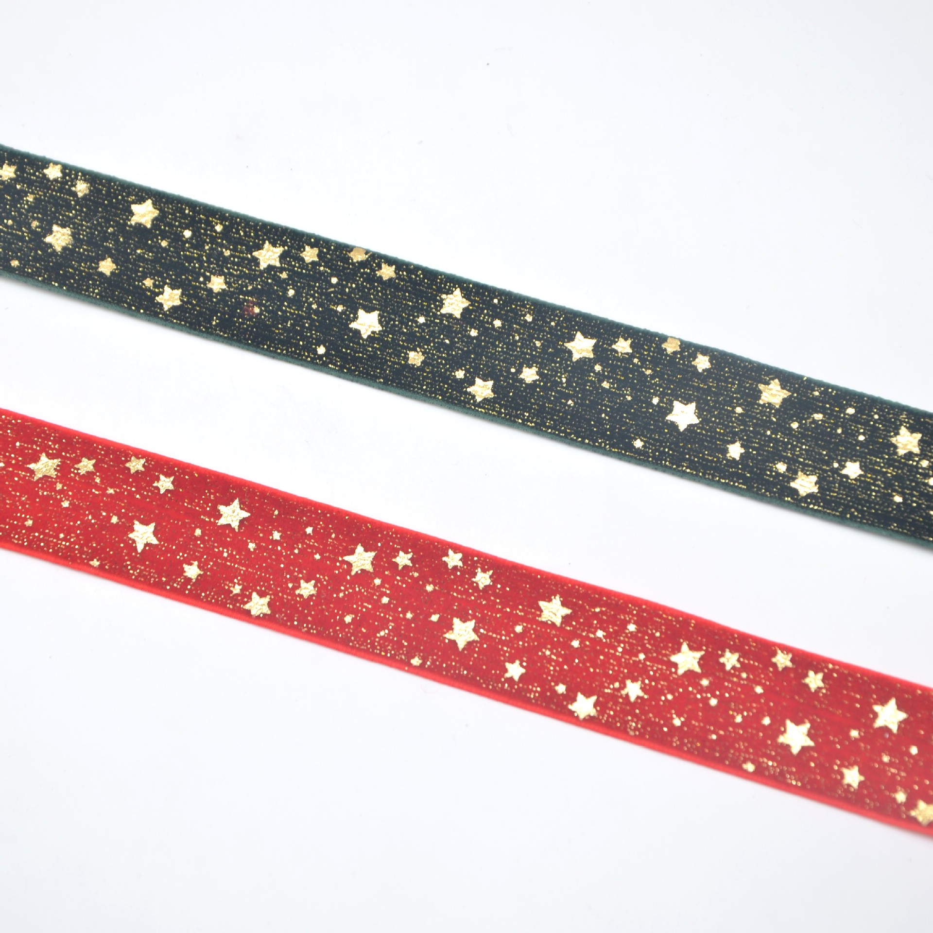 Velvet Belt Printing Webbing Spring Festival Christmas Halloween Personality Logo Pattern Printing Flocking Belt Hot Silver Transfer Item Picture