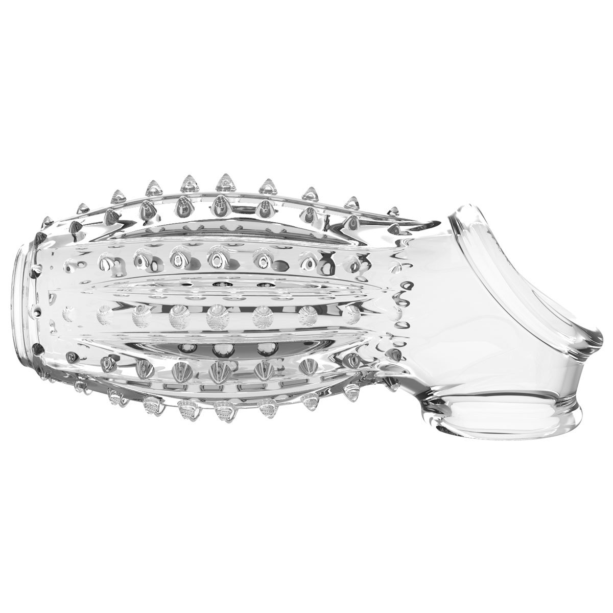 New Assassin Wolf Teeth set, an erotic product, is an expanded, thickened, enlarged and spiked toy for men Application Scenario
