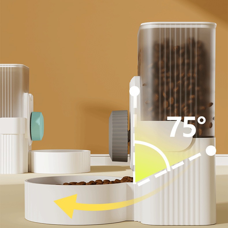 Wall-Mounted Automatic Feeder Meow Hanging Water Dispenser Automatic Supply Of Food For Pet Dog Food Hanging Cage Application Scenario