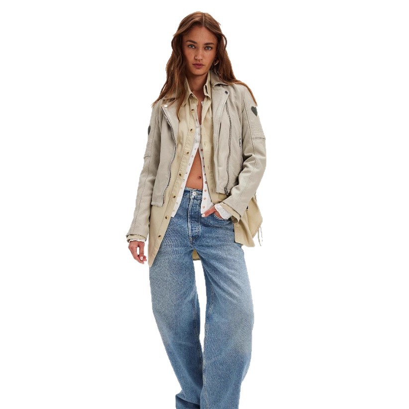 European and American cross-border Amazon Autumn and winter short, casual and fashionable zipper spring jacket for women MG575 Item Picture