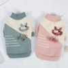 New cute and color-blocked pet clothing for home cats, fashionable and warm dog hoodies, pet clothes and coats Item Picture