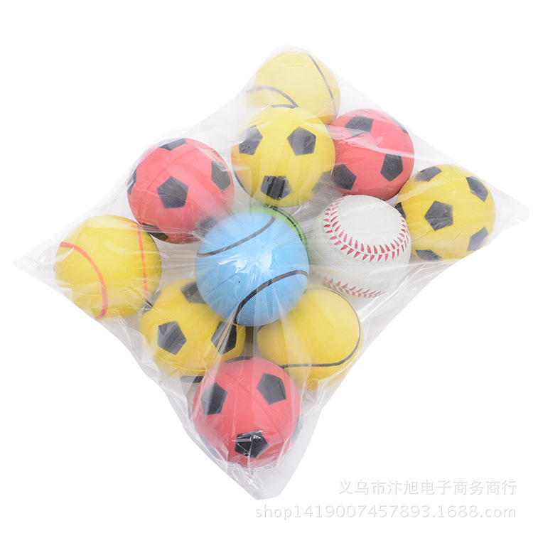 Factory direct supply of 6.3 cm elastic rubber solid balls for pet toys. Elastic balls are strong and chewy. Wholesale