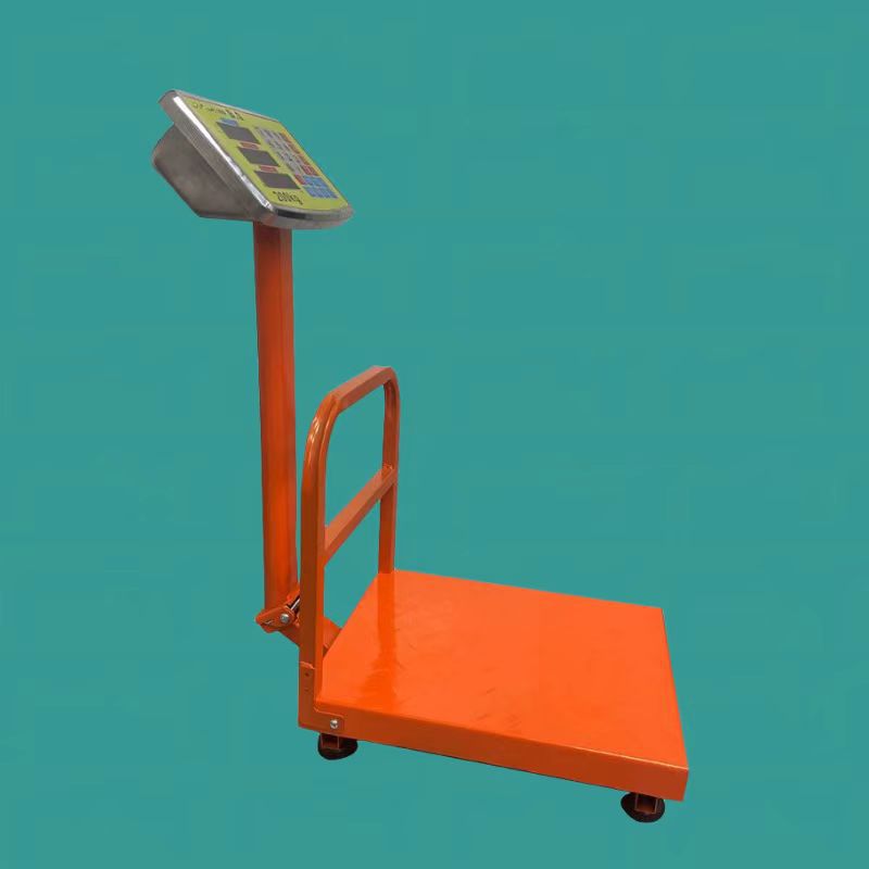 Balanza electrónica de comercio exterior con valla balanza de plataforma plegable pesaje de platos de venta escala de denominación balanza comercial de suelo suministro de fábrica Application Scenario