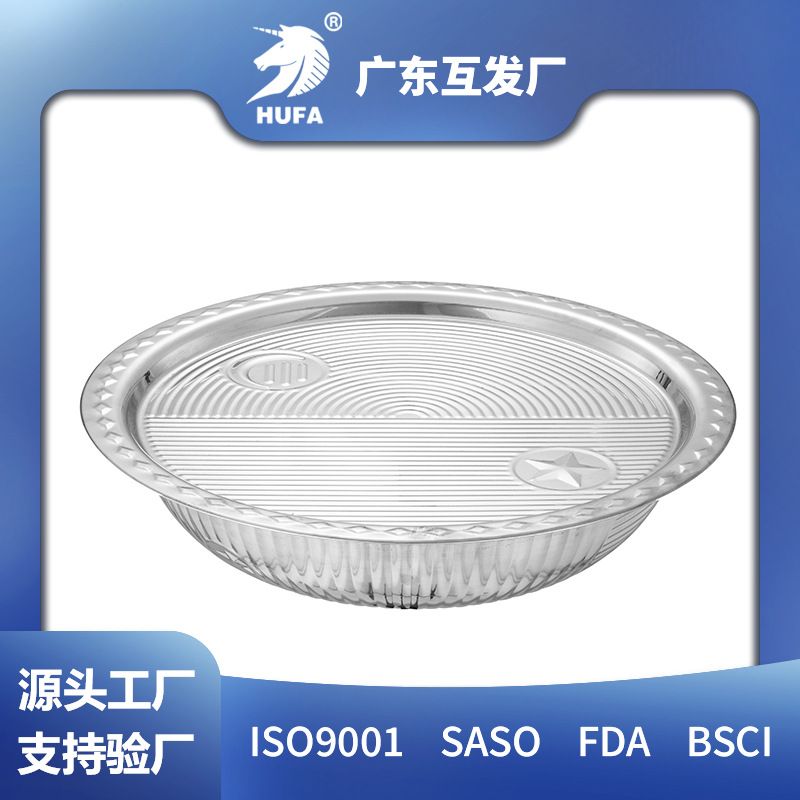 Stainless steel basin set covers, African export stainless steel basin sets, hand washing basins, soup basins, household in stock, factory wholesale details Picture