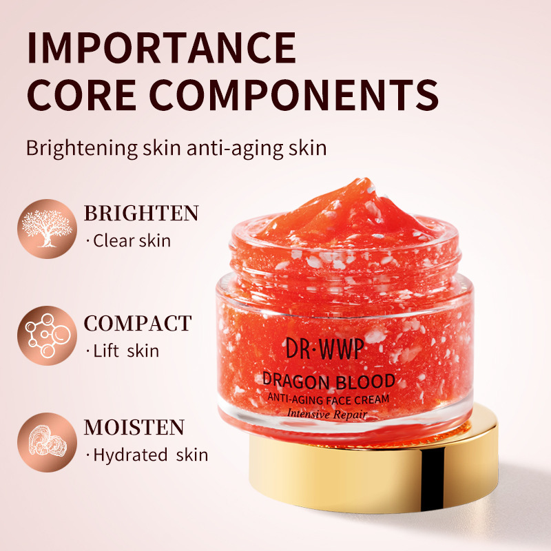 Cross-border TK Dragon's Blood Cream Moisturizing, Hydrating, Anti-Wrinkle and Firming Cream Concealing and Brightening Lazy Natural Cream Skin care products Application Scenario