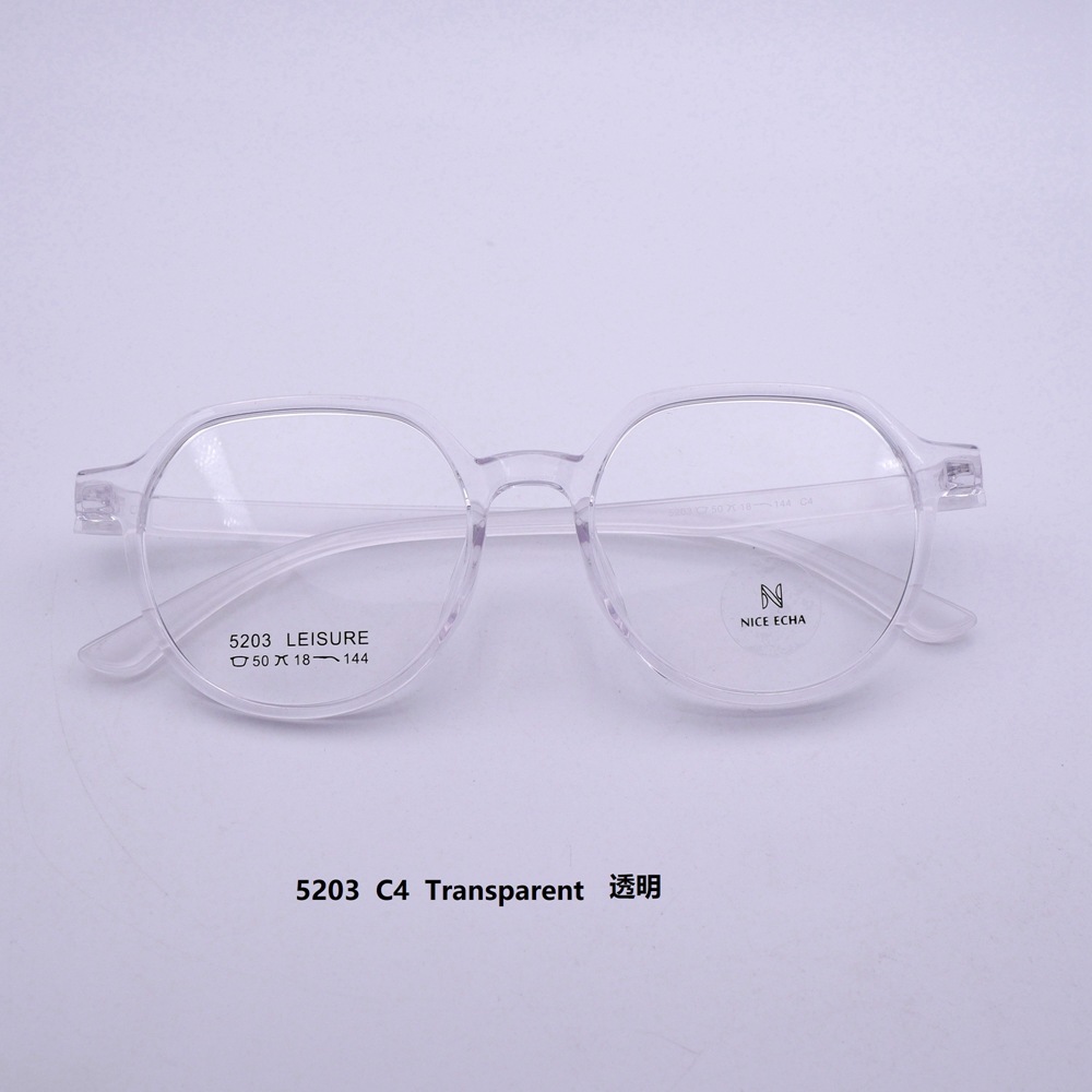 透明眼镜框TR材质复古超大镜架多边形眼镜批发详情17