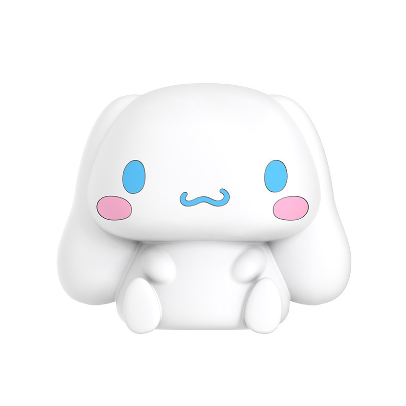 Yugui Dog Night Light Remote control dormitory bedroom bed Big Eared Dog silicone sleep patter light eye-protecting desk lamp soft light Item Picture