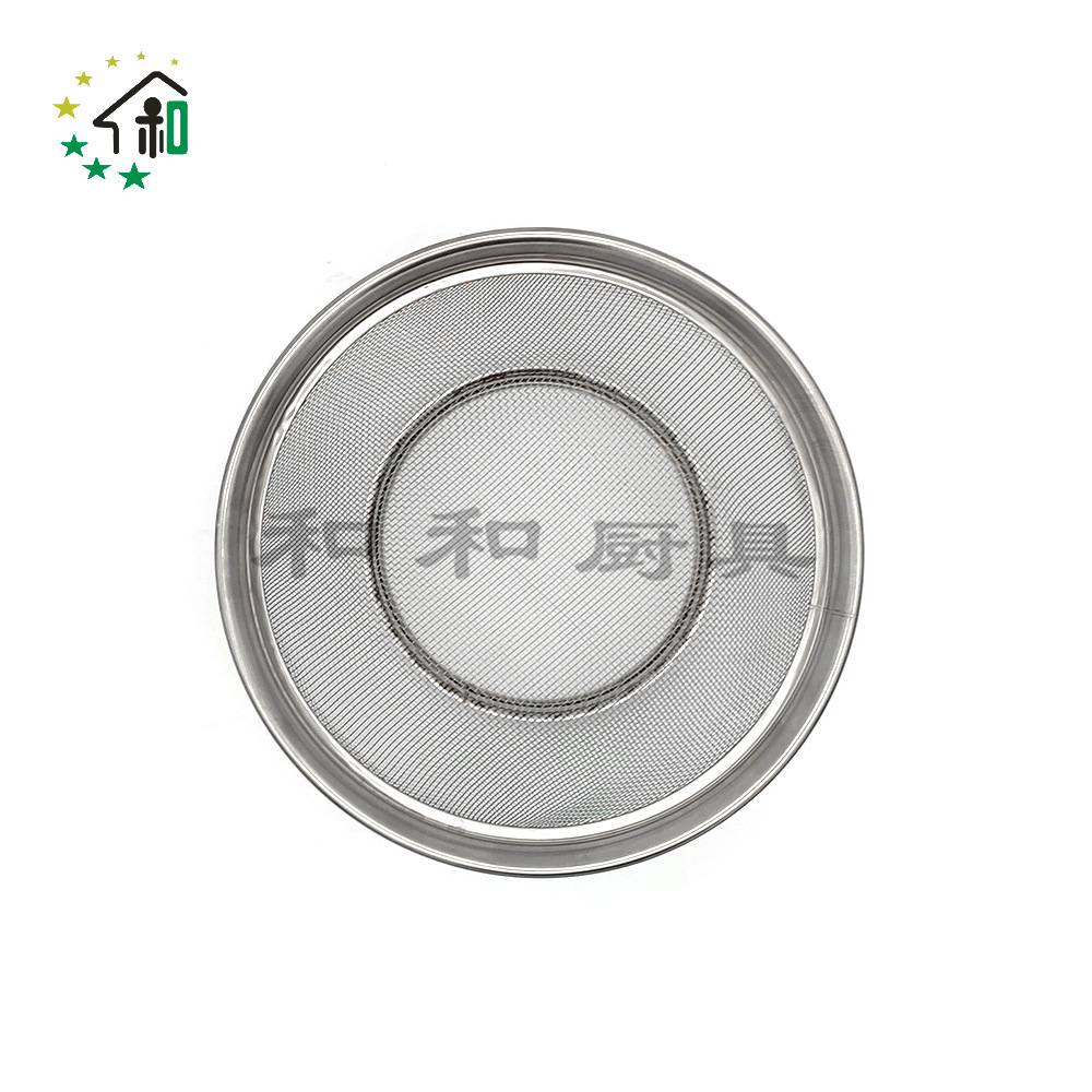 Kitchen Encryption Stainless Steel Washing Basket Drain Basket Washing Rice Sieve Washing Rice Basin Washing Sesame Fruit Basket Household Drain Basin details Picture