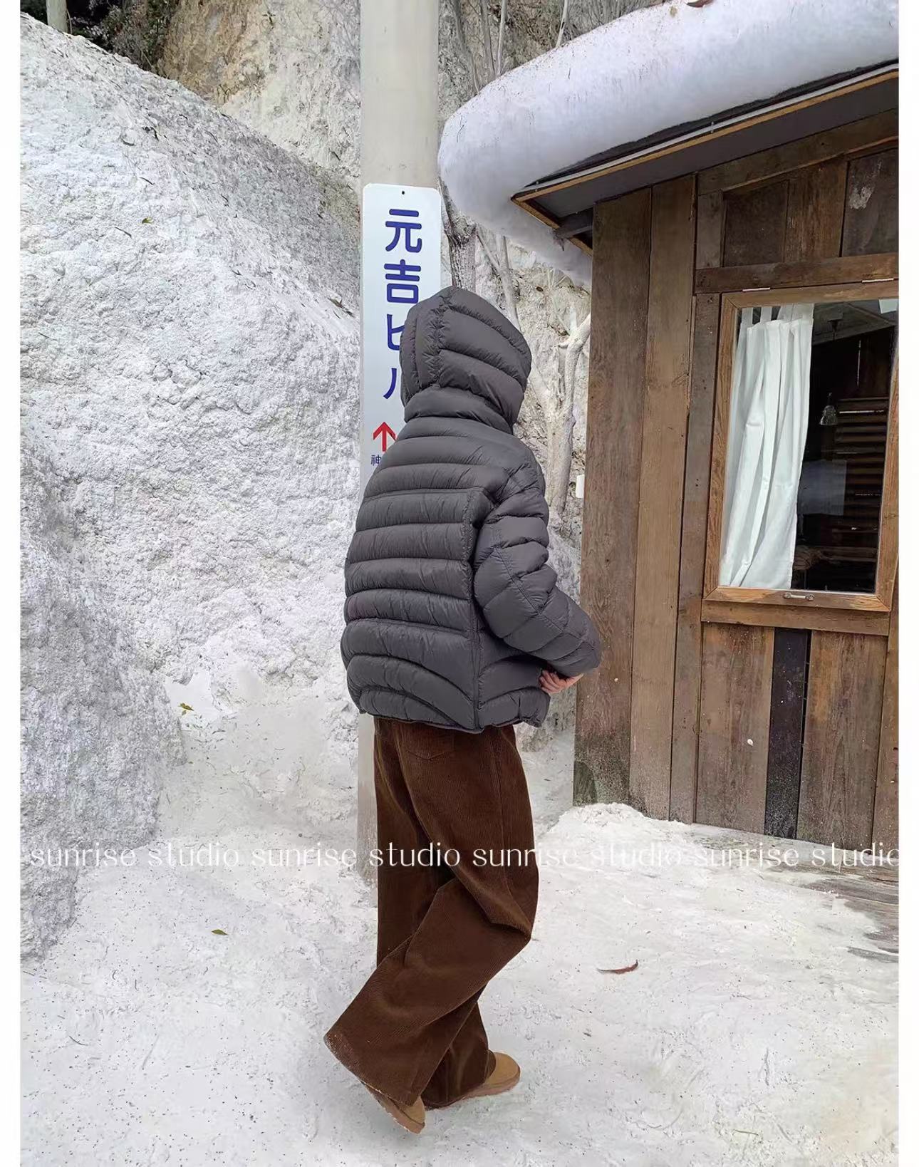 羽绒服女90白鸭绒排骨2025冬新款超好看轻薄连帽保暖短款外套批发详情13