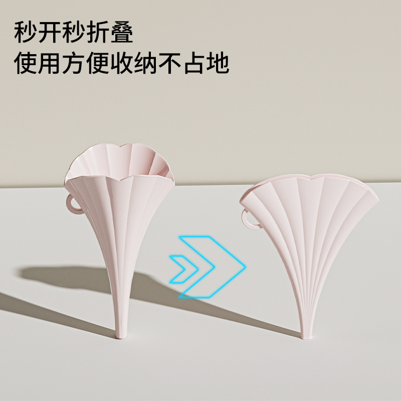 A multi-functional mini household kitchen wine pouring, folding and creative liquid dispensing small-diameter oil funnel with a support funnel Application Scenario