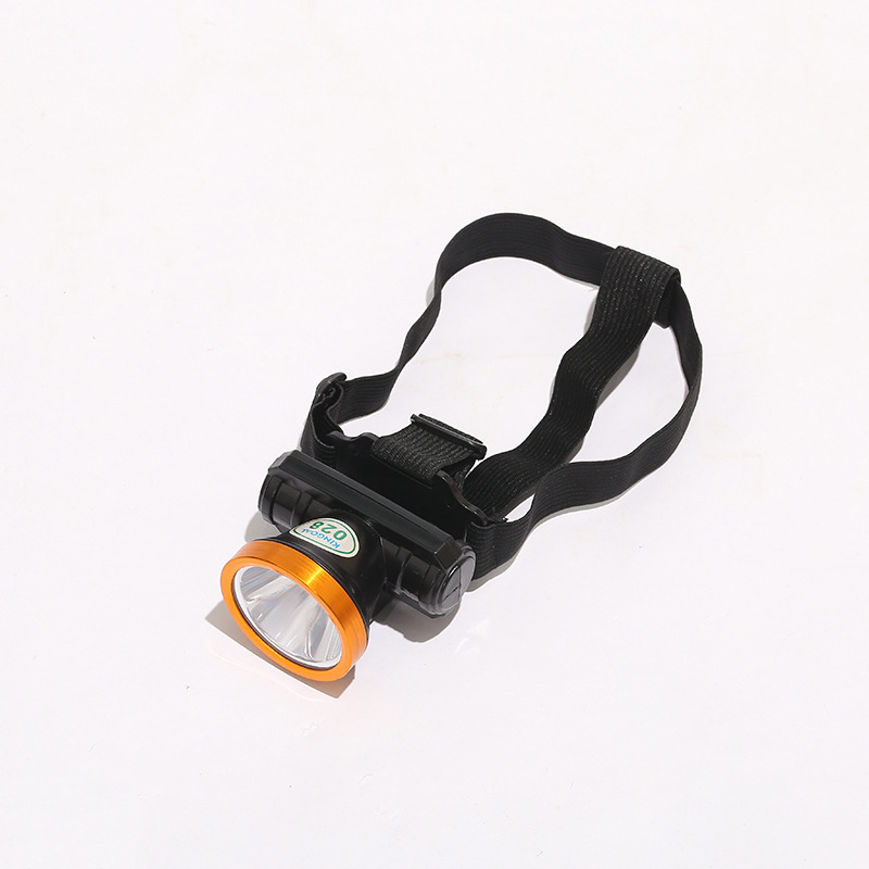 Cross-border LED strong headlamp, outdoor lighting, cycling headlamp, built-in battery rechargeable, night fishing light, emergency light details Picture