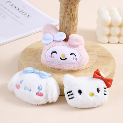 Cartoon Plush Brooch Cute Animal Puppy Doll Diy Accessories Accessories Hairpin Accessories Scarf Accessories
