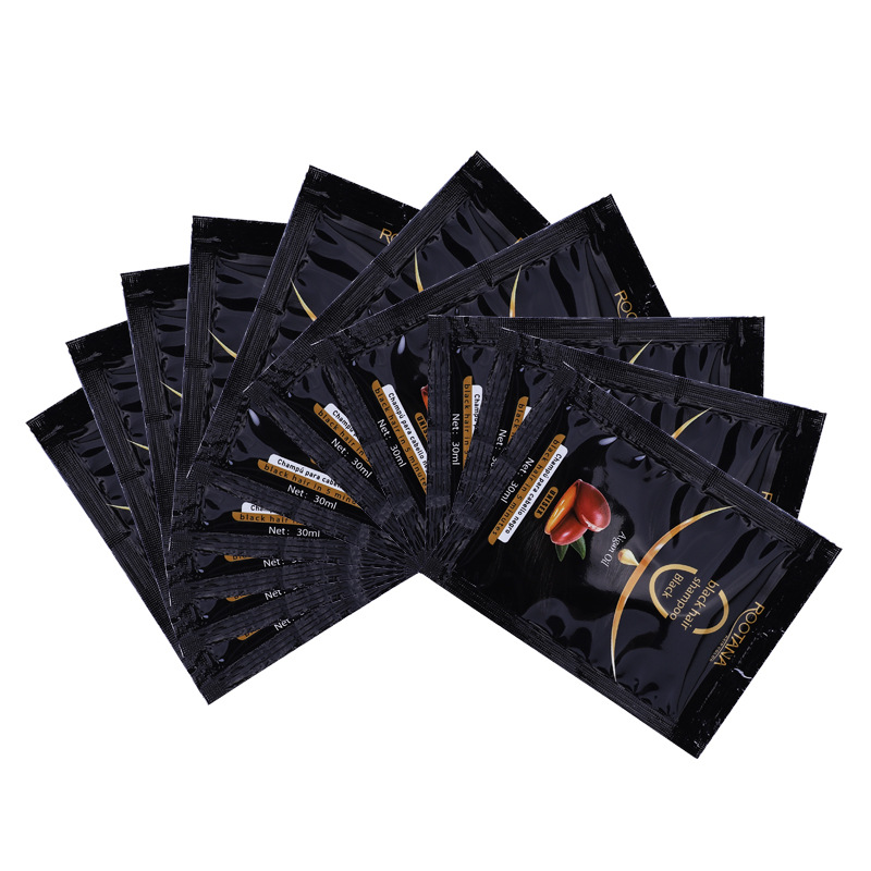 Rootana Black Hair Shampoo Cross-Border Hair Dye Foreign Trade Hair Dye Export Hair Dye Wash Black Shampoo Application Scenario